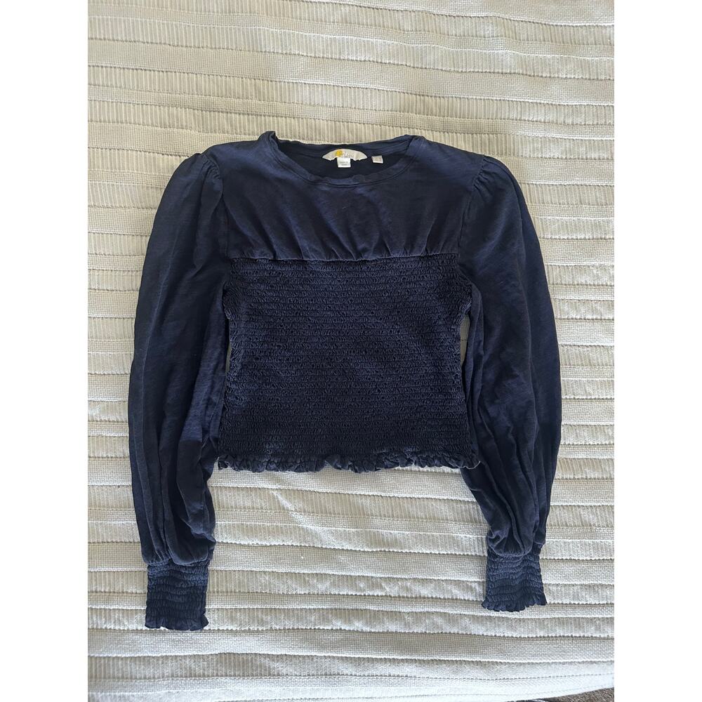 Boden 4 Long-Sleeved Smocked Blouse